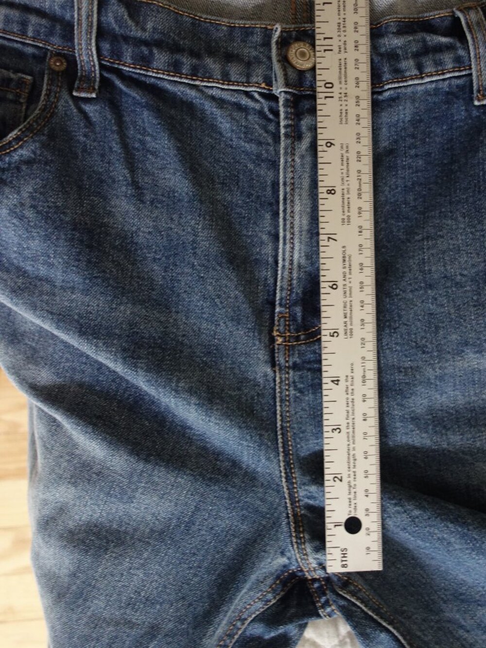 NWT OLD NAVY Distressed / Ripped Raw Hem Boyfriend Blue Jeans – Wmns 16 - Picture 5 of 9